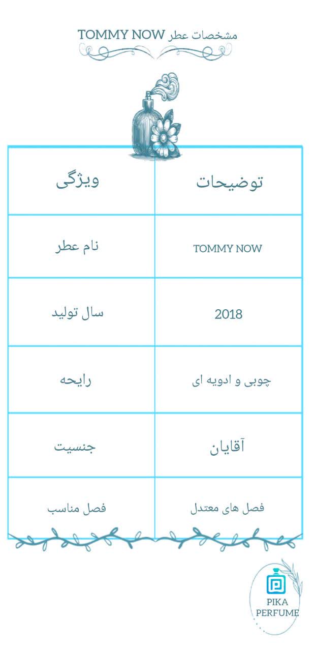 Tommy Now pika perfume best collection 7777
